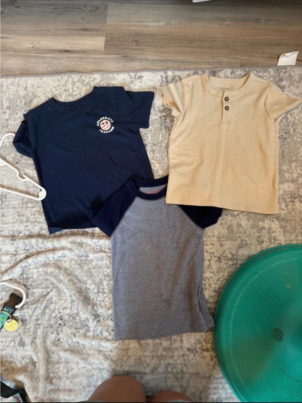 Target Kids Short Sleeve Tees - Navy, Gray, Tan